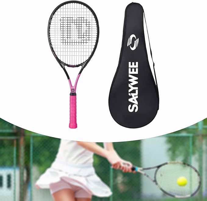 Raqueta de Tenis Lljsszr con Mango Cómodo, Color Rosa miniatura 2