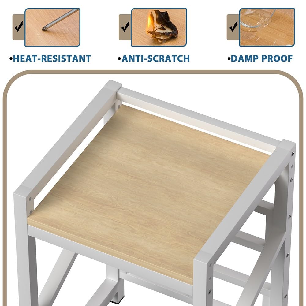 Waschmaschinenschrank Höhenverstellbar Stapel-Set 73x63x105 cm für Badezimmer Waschküche
