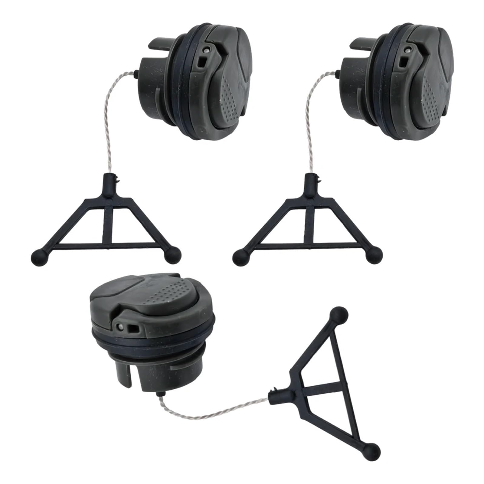 Bouchons de réservoir de rechange pour tronçonneuse 550XP et T540XP, lot de 3 pièces