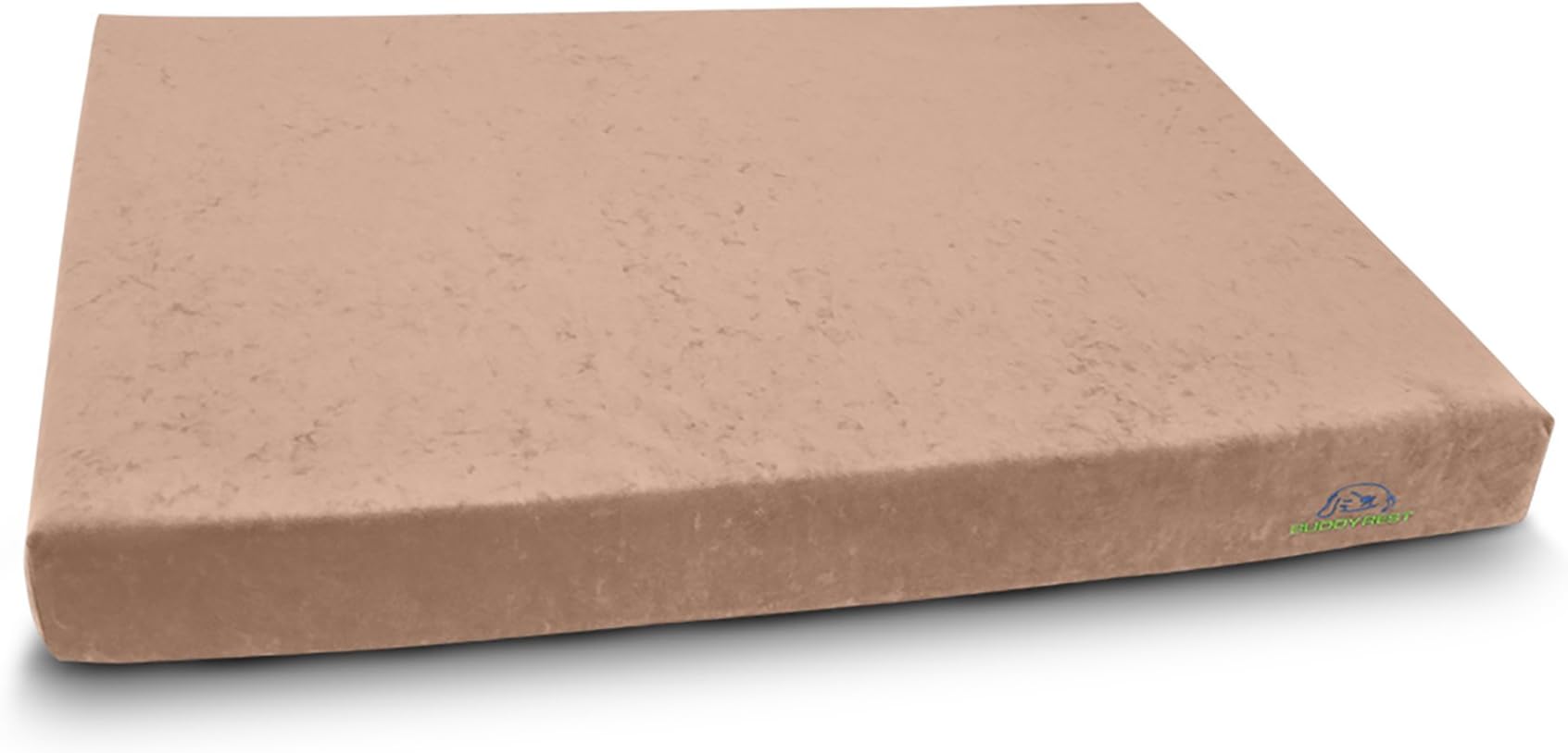 BUDDYREST Comfort Deluxe, Large Memory Foam dog bed, Utilizes Cutting Edge True Cool Memory Foam Scientifically Calibrated To Promote Joint Health Handmade in The USA, Iced Mocha