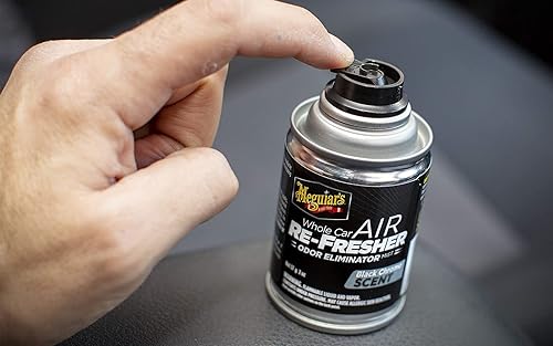 Vista 45 de Meguiar's Refrescante de aire para todo el automóvil, espray difusor de ambientador fácil de usar
