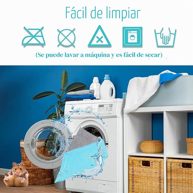 Foto 4 de 6 de ASOCEA Hámster para Animales pequeños Tienda de campaña Hamaca Escondite de Mascotas Jaula Accesorios Nido…