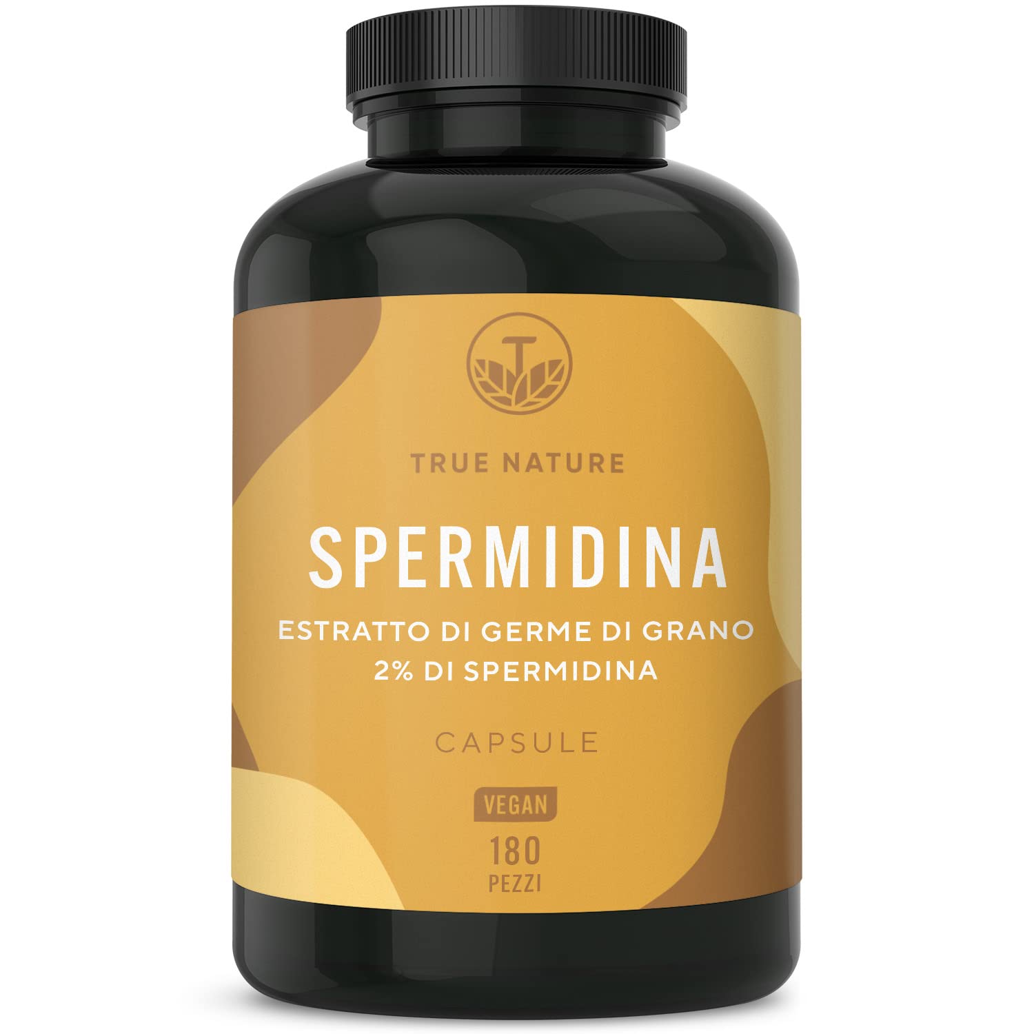 Spermidina ad alto dosaggio - 4 mg per 90 giorni - spermidina integratore Capsule - 10:1 Estratto di Germe di Grano (Triticum sativum) - Testato in laboratorio e prodotto in DE - TRUE NATURE®