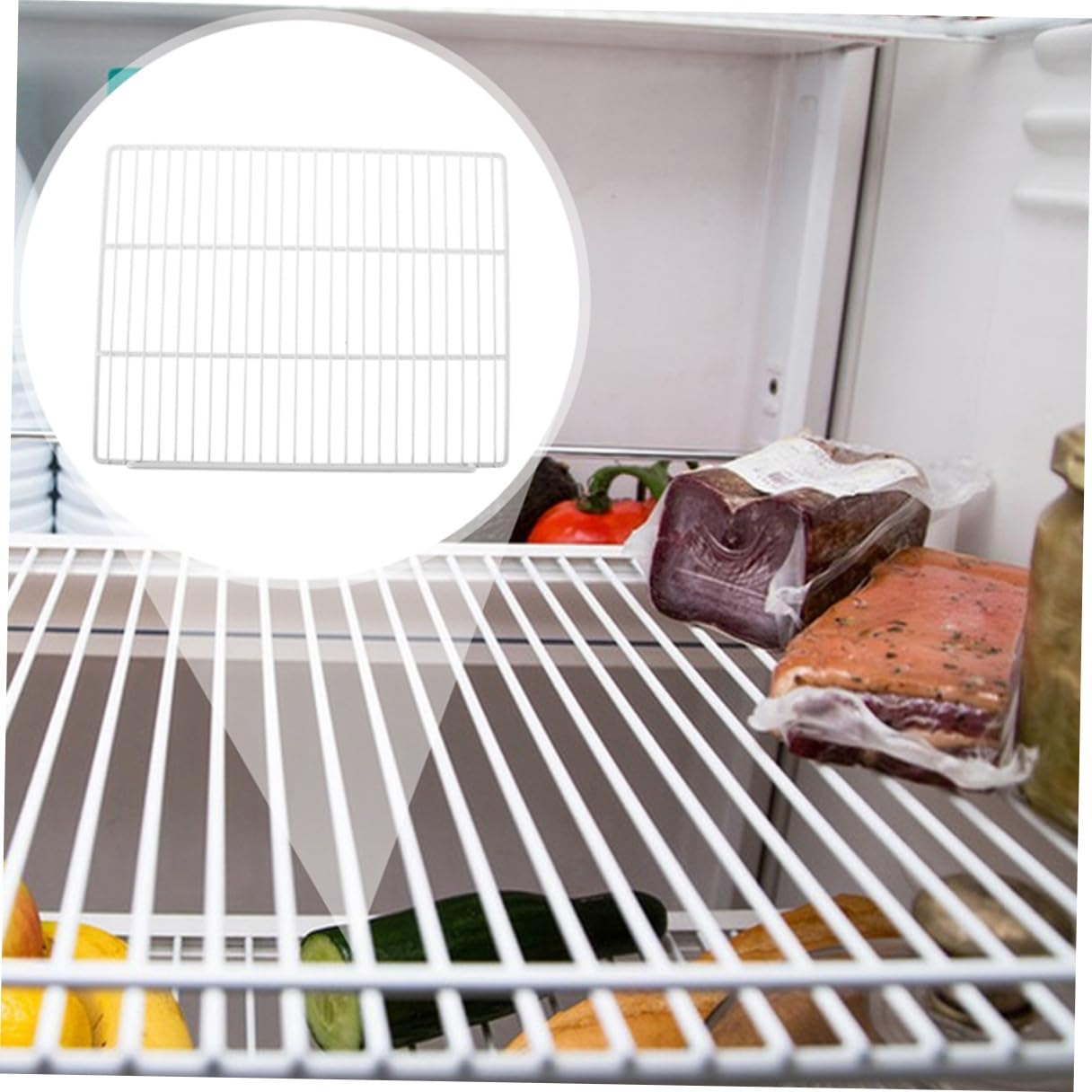 Estante para Congelador 1 Pieza de Acero Blanco para Refrigerador