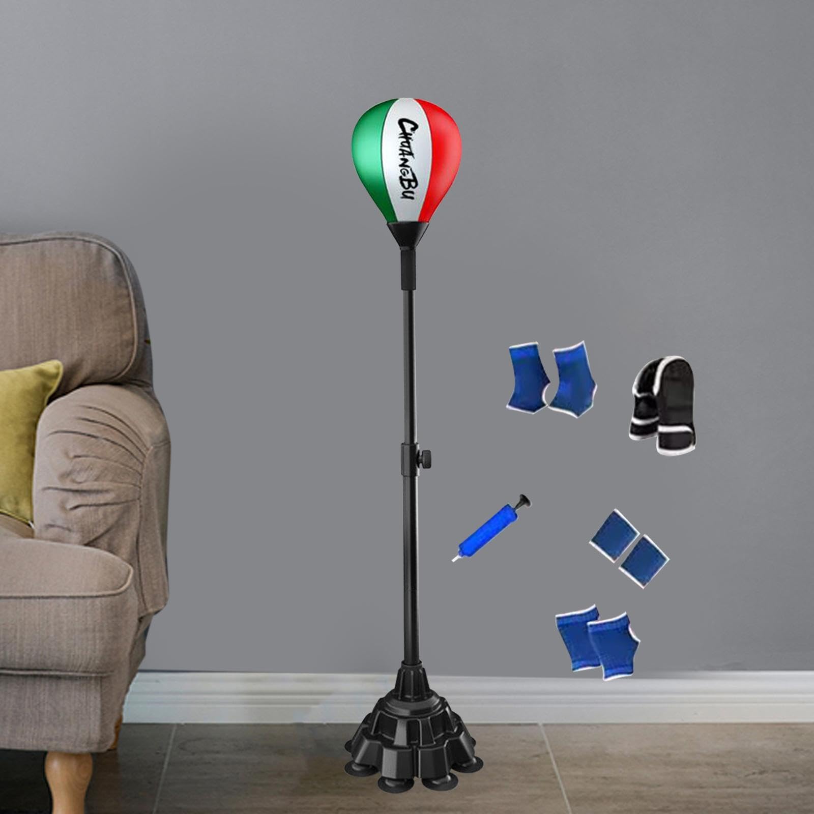 Palla Da Boxe Con Ventosa - Regolabile Per Allenare Riflessi E Velocità - Foto 9