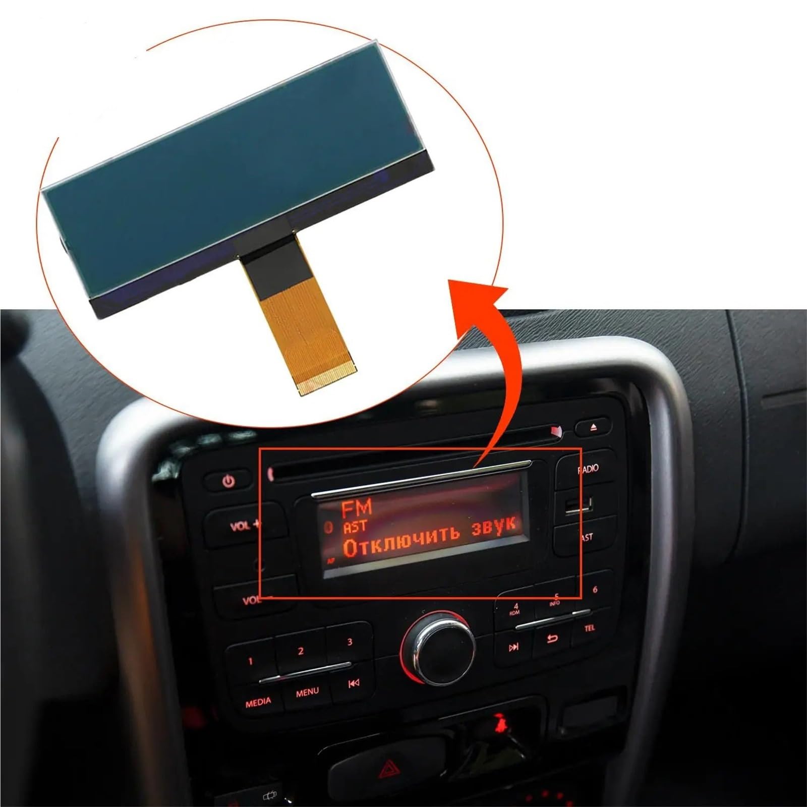 Pantalla para Coche para Renault Duster Captur Logan