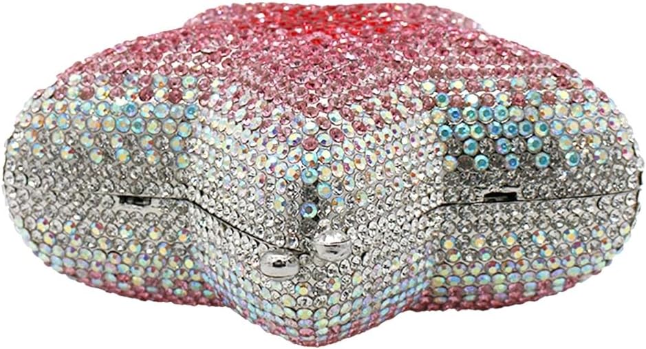 Women Rhinestone Star Shape Clutch Purse Unique Crystal Evening Bag Luxury Chain Handbag for Wedding Cocktail Party | Rhinestone, Star Shape, Crystal, Luxury, Chain, Wedding