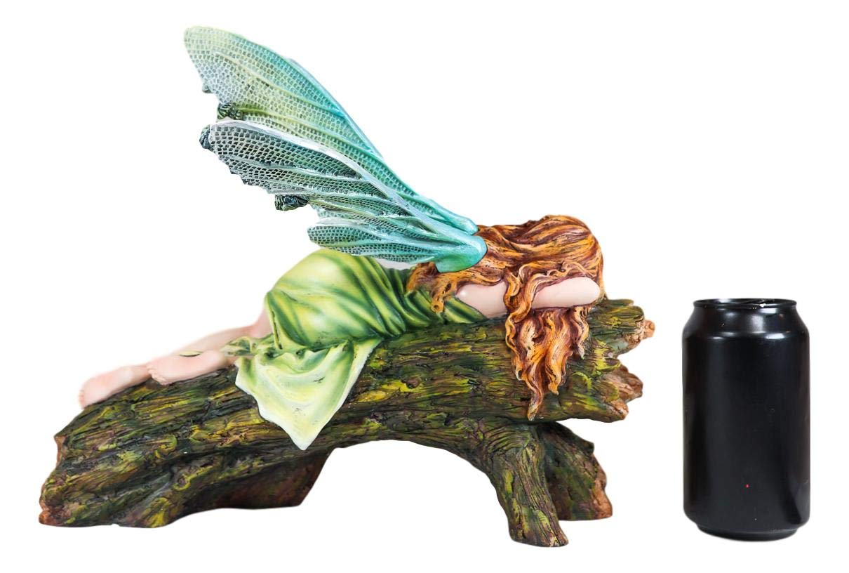 Amazon.co.jp: Ebros 美しい緑の森の妖精 Arendelle 赤い髪で眠る 