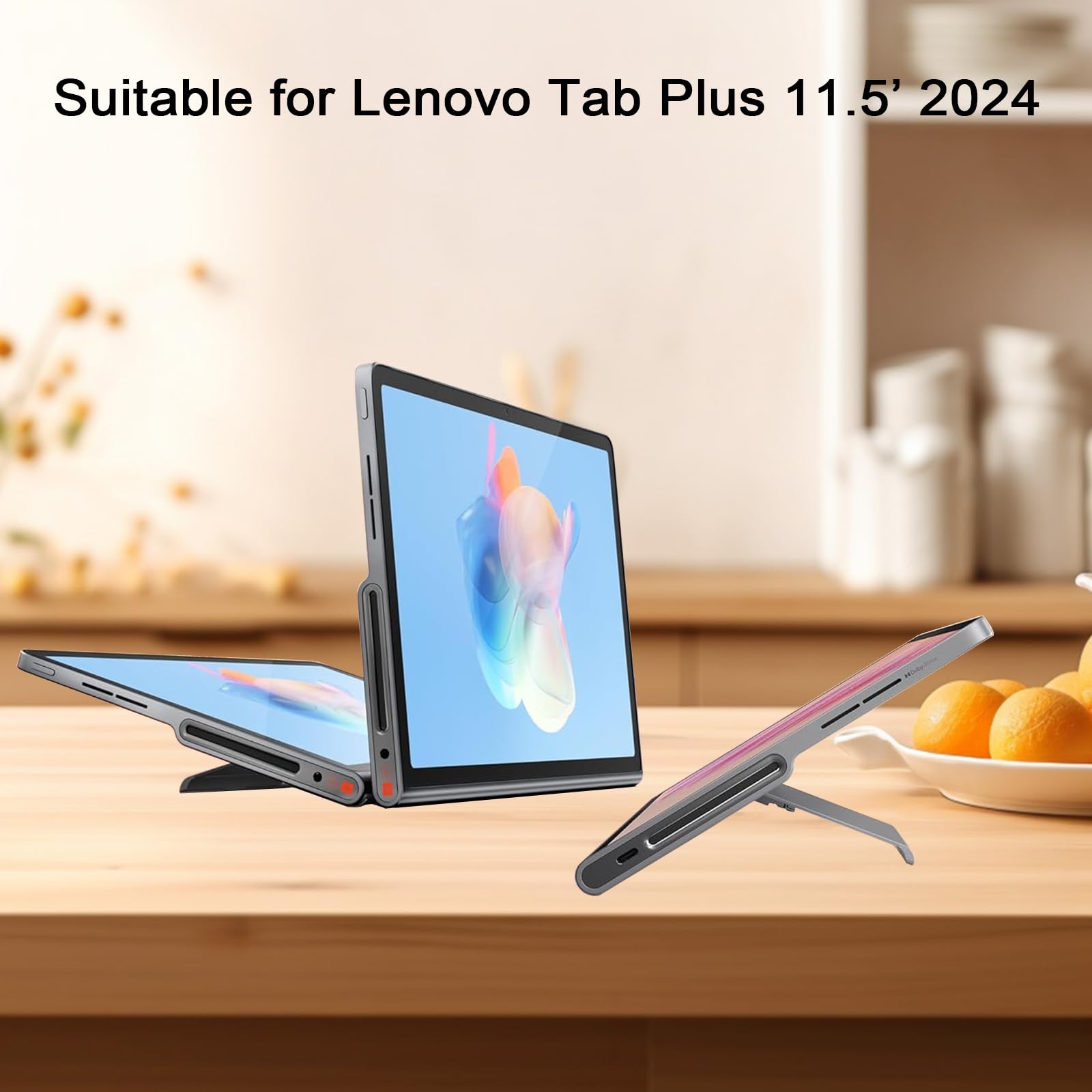 Per Lenovo Tab Plus Custodia 2024 11,5 pollici TB351FU Custodia Cavalletto Bambini Custodia in silicone antiurto per Lenovo Tab Plus 11.5 Fundas  7