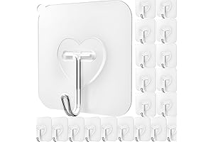 "Drill Free Adhesive Hooks" for Effortless and Durable Hanging