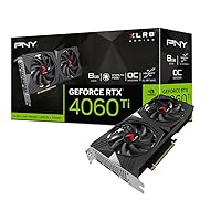 PNY Scheda Grafica GeForce RTX™ 4060 Ti 8GB XLR8 Gaming VERTO Overclocked Dual Fan DLSS 3