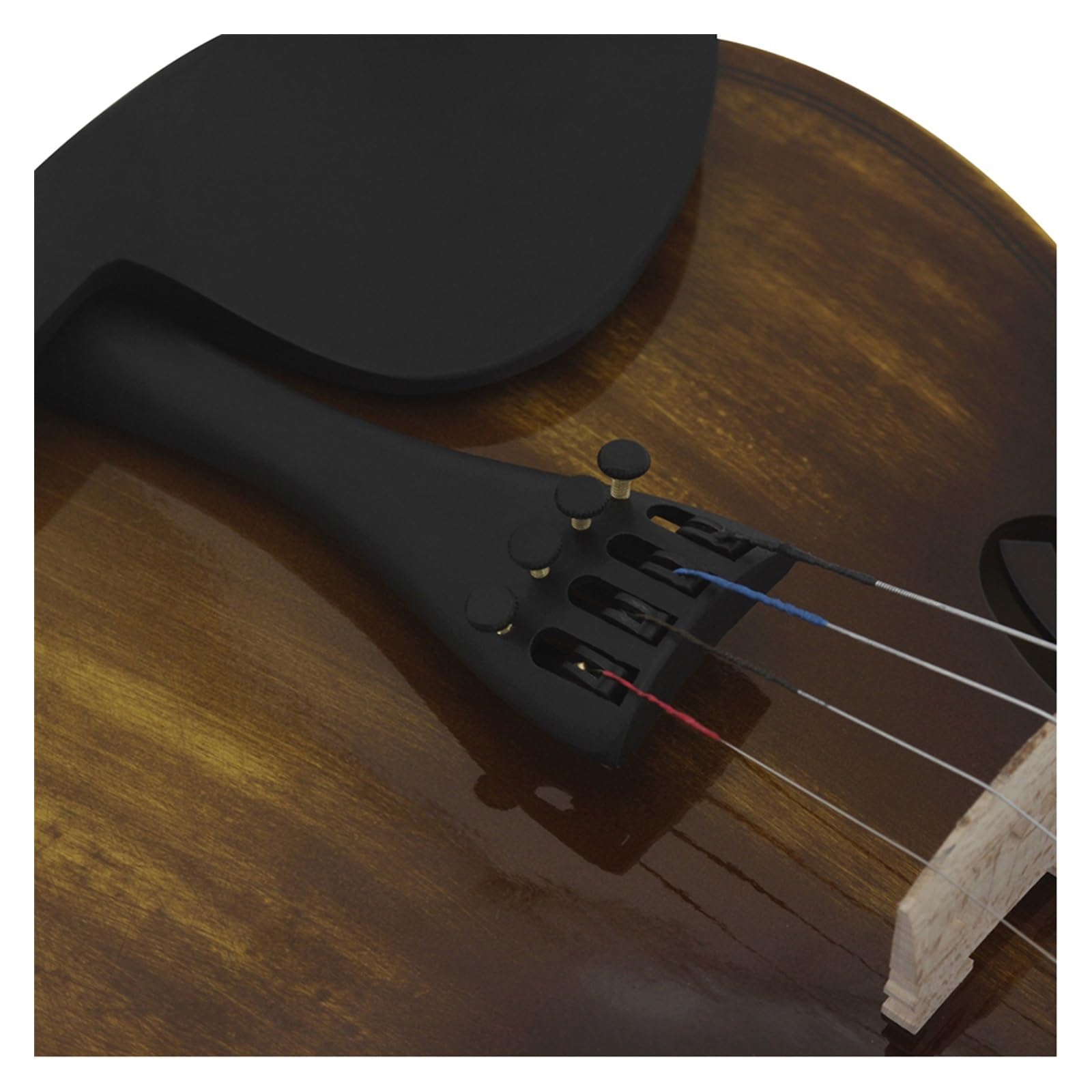 Violini Violino Acustico in Legno Massello 4/4 con Custodia per Arco Strumento A Corde Violino Studenti Principianti Musicali
