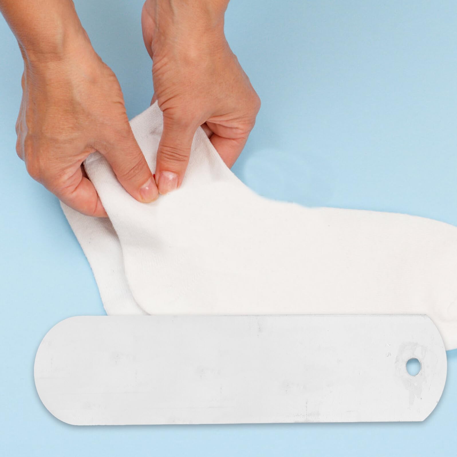 POPETPOP Gabarits Bloqueur de Chaussettes en Aluminium Léger à Chaussettes Droites Meilleure Expérience de Transfert pour Sublimation et Transfert à Chaud