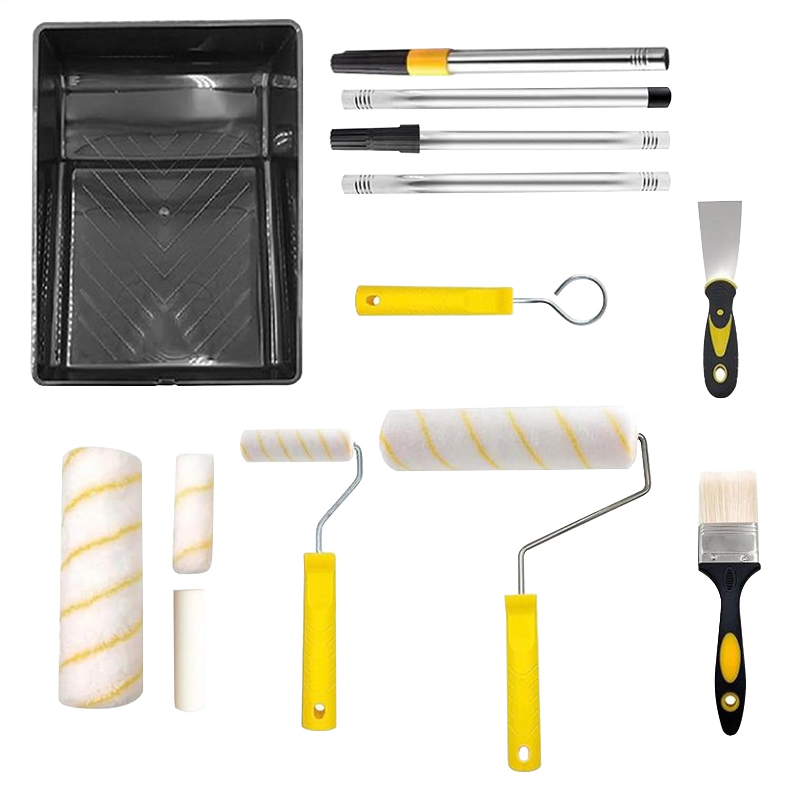 Kit de Rouleau de Peinture Rouleaux À Peinture pour Murs