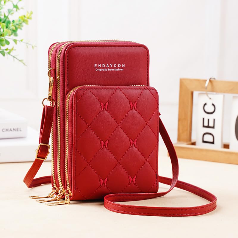 Womens Bag One Shoulder Crossbody Bag Wallet Handbag Fashion Card Bag Outdoor Shopping Hiking Travel4