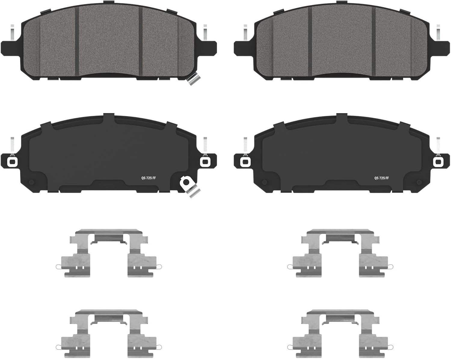 Wagner QuickStop ZD2413 Front Disc Brake Pad Set Ceramic for Nissan Pathfinder