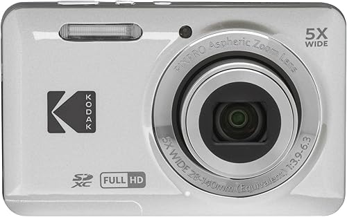 Miniatura 10 de KODAK PIXPRO FZ55-BK - Cámara digital de sensor CMOS de 16 MP con zoom óptico de 5X, gran angular de 28 mm, video Full HD de 1080P, pantalla LCD