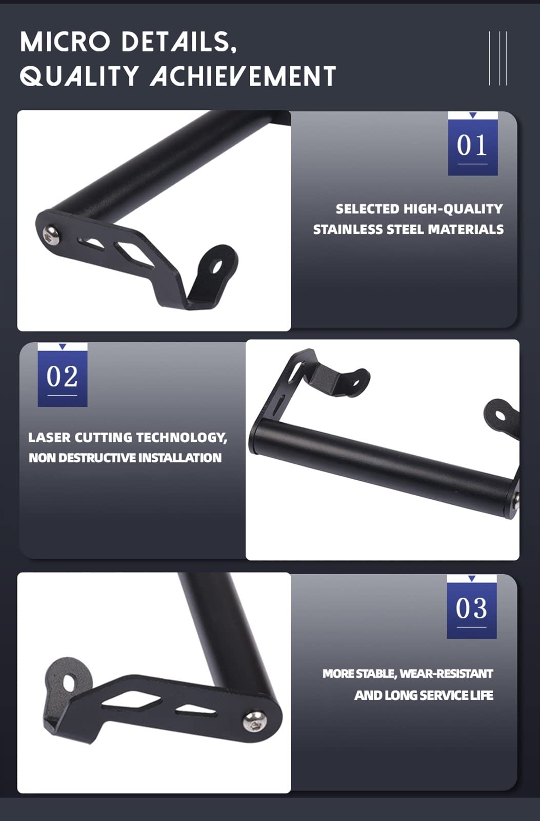 Compatible con Ducati para Multistrada 950 1200S MTS 1200 para Enduro 2015 2016 2017 2018 2019 2020 2021 2022 2023 Soporte De GPS para Motocicleta Soporte GPS teléfono
