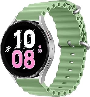 سوار ساعة سيليكون رياضي مقاس 20 ملم لساعة سامسونج جالاكسي 5/4 45 و40 ملم وجالاكسي 5 برو 50 ملم/ جالاكسي 4 كلاسيك 44 ملم 42 ملم/ ساعة جالاكسي 3/اكتيف 2، للنساء والرجال من Next store