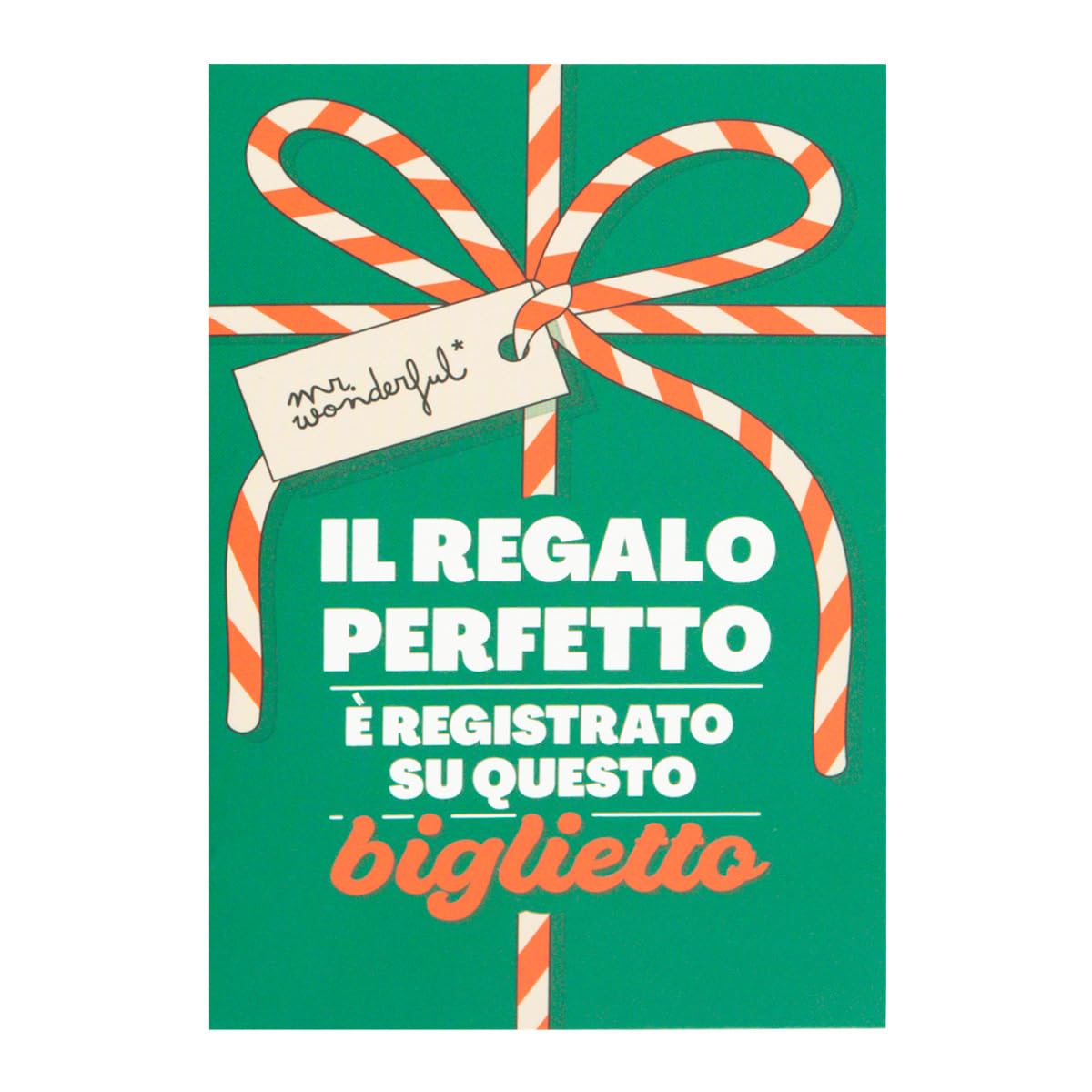Mr. Wonderful - Card with Audio Message Recorder - The perfect gift is recorded on this card - Christmas Card