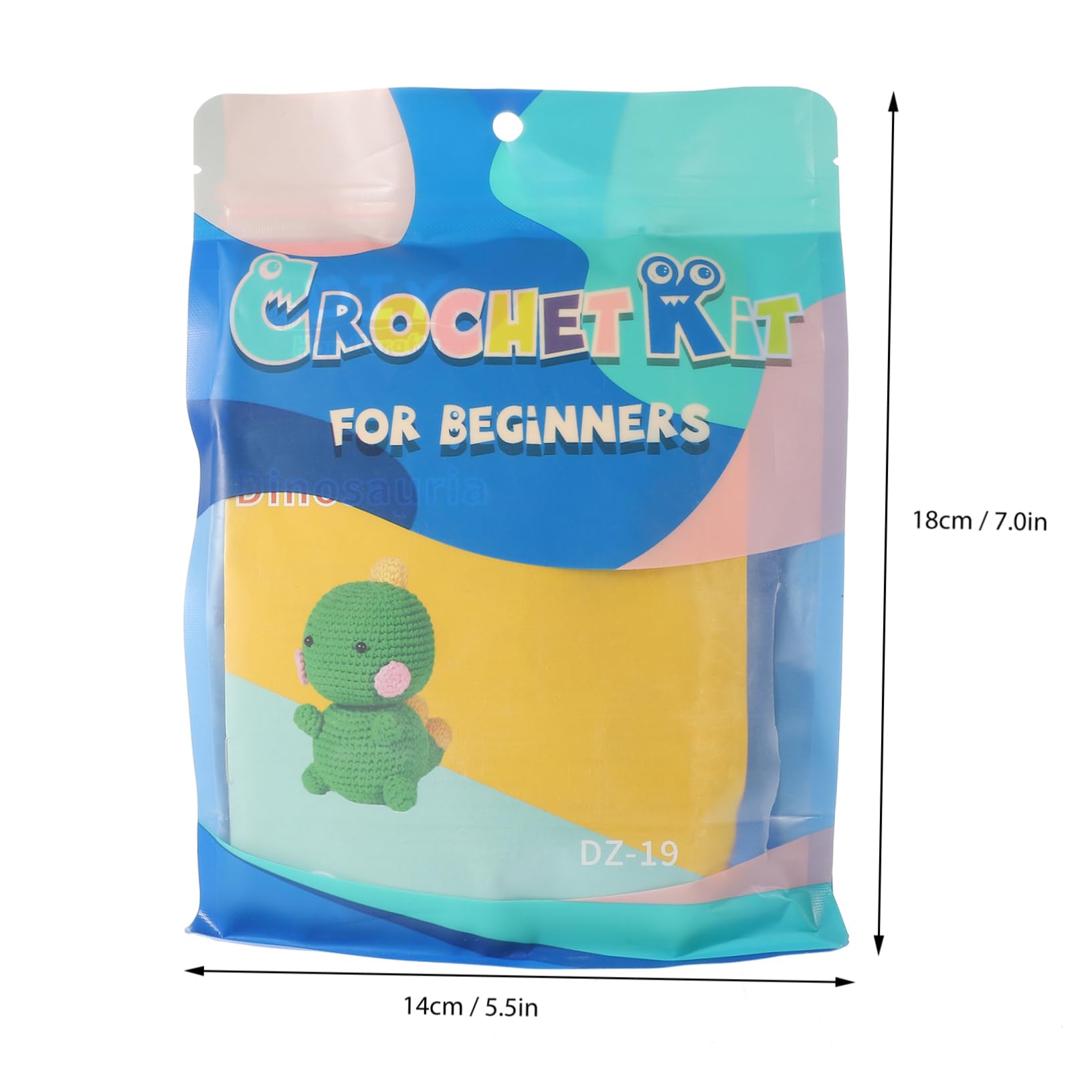 Tofficu 3 Juegos kit de crochet para principiantes equipo kit de arte decoração casa decoración casa kit para aprender a tejer kit de ganchillo para principiantes para Cable