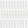 Jetec 4 Pieces Tilt Latch Pairs White Plastic Construction Snap-in Latch Pairs Spring Loaded Sliding Window Tilt Latch for Home Window Accessories