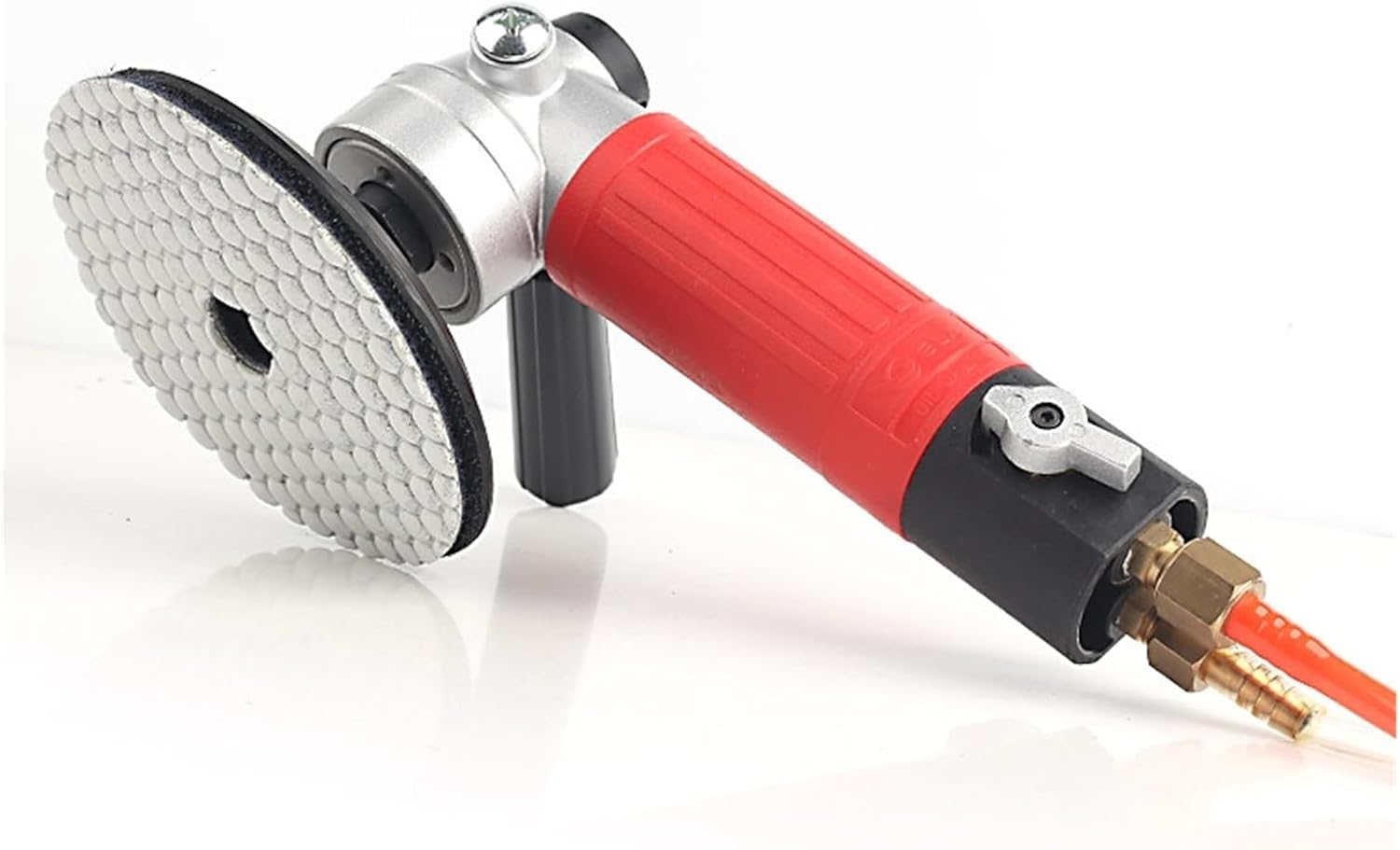 Wet Air Stone Polishers Side Exhaust Air Polisher Stone Grinder Machine M16/M14 Or 5/8-11 Arbor for Polished Stone for Granite Marble Concrete Polishing