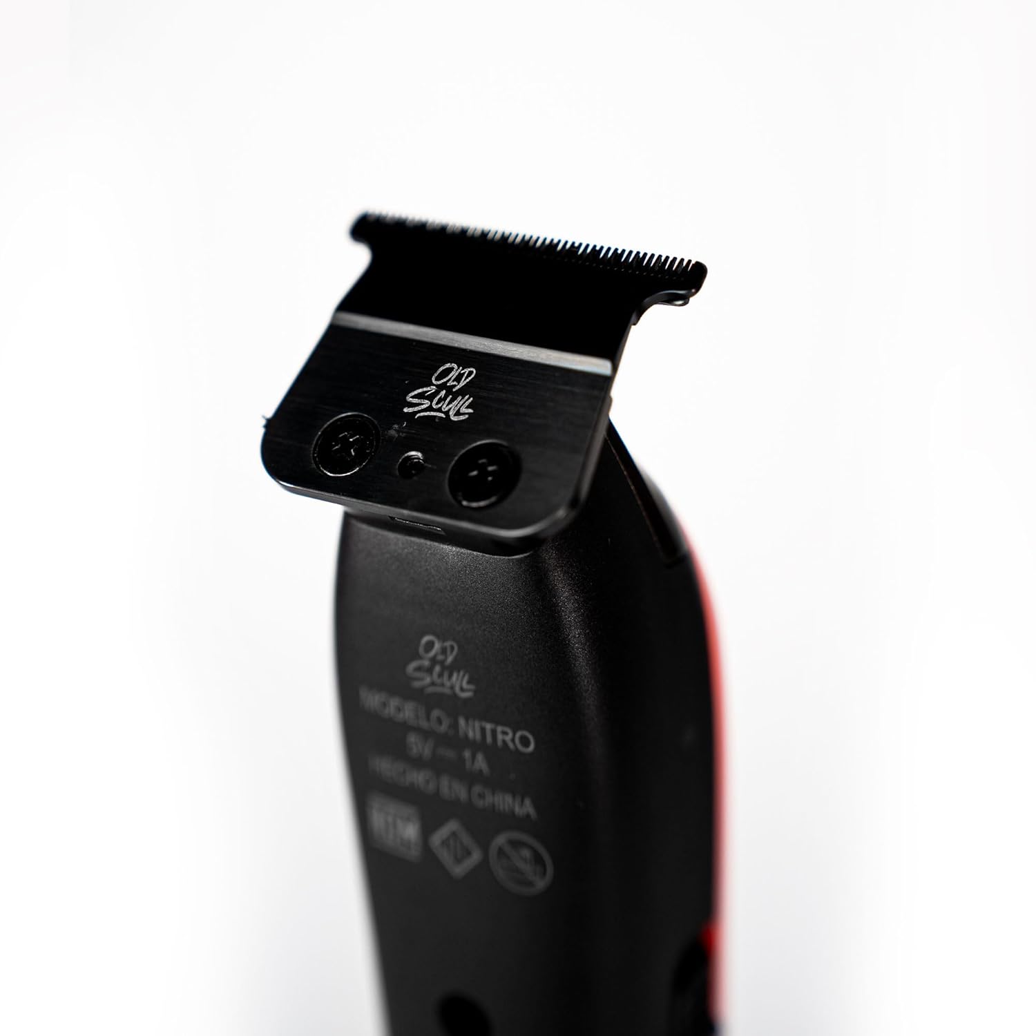 OLD SCULL Nitro Trimmer Professional, High Torque Motor, DLC Precision Blade, Barber Trimmer for Beard & Hair Trimmer for Line-Ups, Detail & Edging