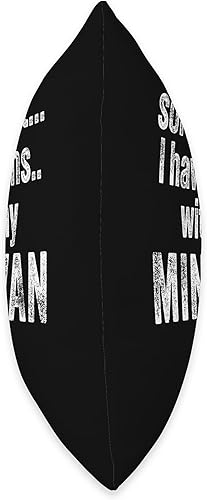 Miniatura 2 de Sorry I Can't I Have Plans with My Minivan Funny Throw Pillow, 18x18, Multicolor