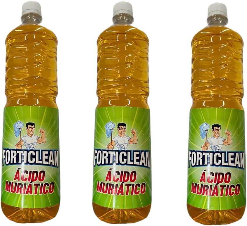 Acido muriatico para limpieza (3pack) - Forticlean : Amazon.com.mx ...