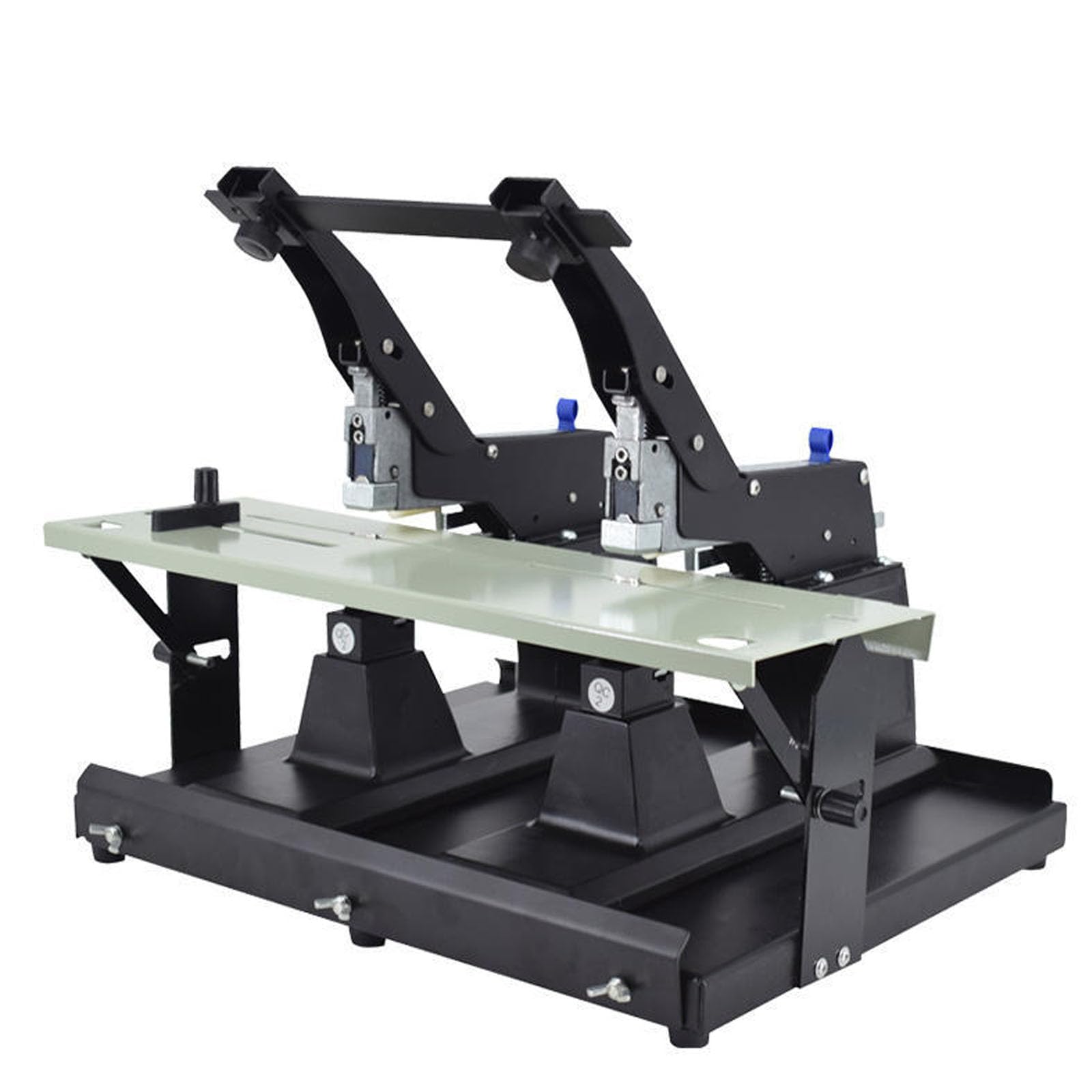 Cucitrice A Doppia Testa per Impieghi Gravosi, Formato A4/a3, capacità di Rilegatura 60 Fogli, profondità Regolabile da 1 A 100 Mm, Spessore Massimo 6,5 Mm, per Scuola, Ufficio E Casa.