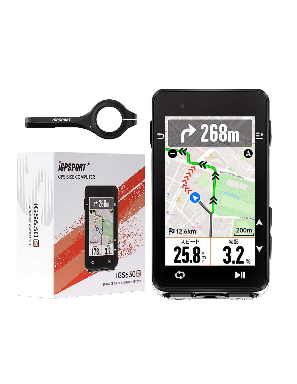 iGP SPORT iGS630 GPSサイクルコンピューター サイクルコンピューター iGS630 | TRISPORTS