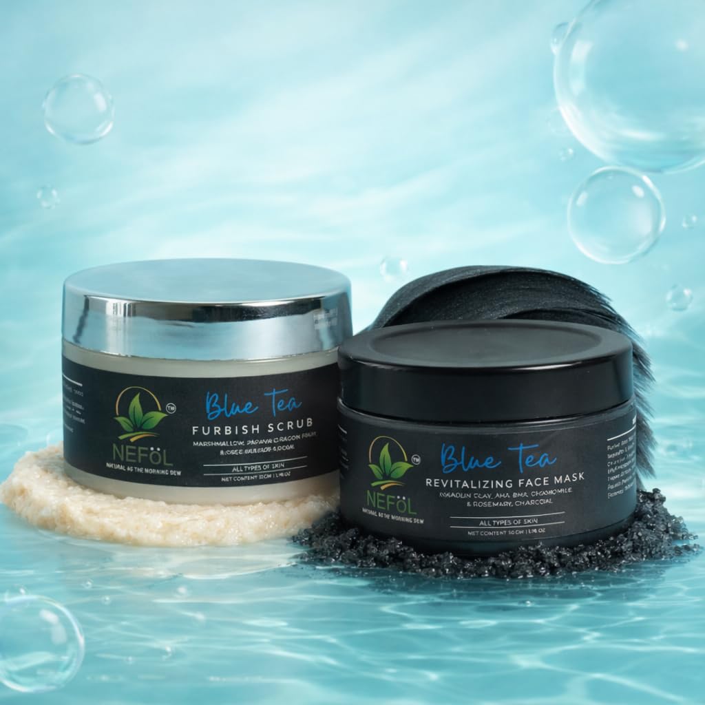 Deep Cleanse Duo (Face Mask & Furbish Scrub Combo for Clear and Smooth Skin)