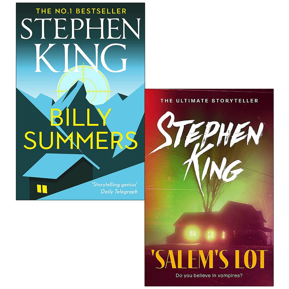 Stephen King Collection 2 Books Set (Billy Summers[Hardcover], Salem's Lot) Paperback – Big Book, 1 January 2021