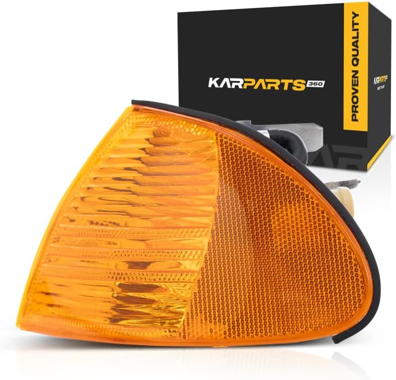 CarLights360: For BMW 323i Turn Signal/Parking Light Assembly 1999 2000 Driver Side DOT Certified w/Bulbs | Replacement For BM2520104 Vehicle Trim: Sedan/Wagon