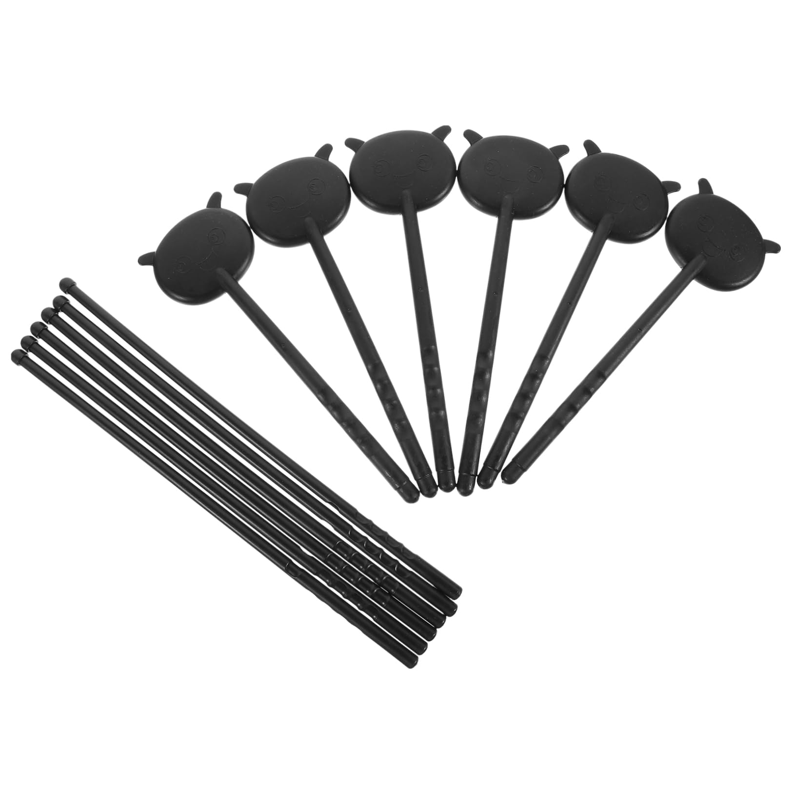 FOYTOKI Heavy Duty Eye Exam Kit Black Mini Hand Pointers for Eye Chart Portable Eye Occluder Tool