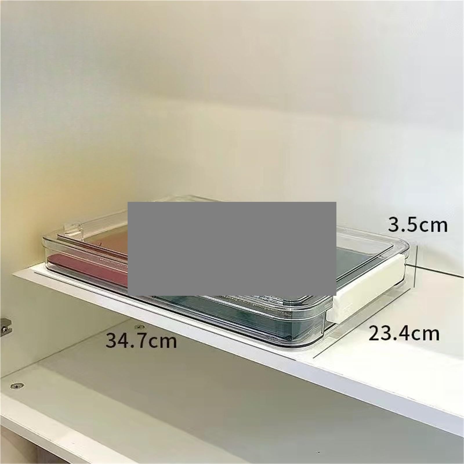 Organizer Trucchi Custodia Porta Carte for Uso Domestico In Acrilico Trasparente for Carta Da Scrivania, Organizer for File A4(S)