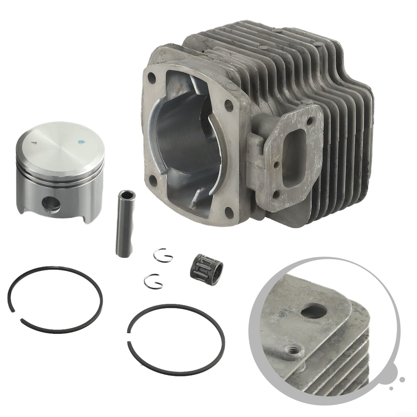 48 Mm Cilindro Per Pistone Kit Guarnizione Per 1E48F 48F 63CC 6300 2 Motore Terra Trapano Spazzola Soffiatore Per Ricambi