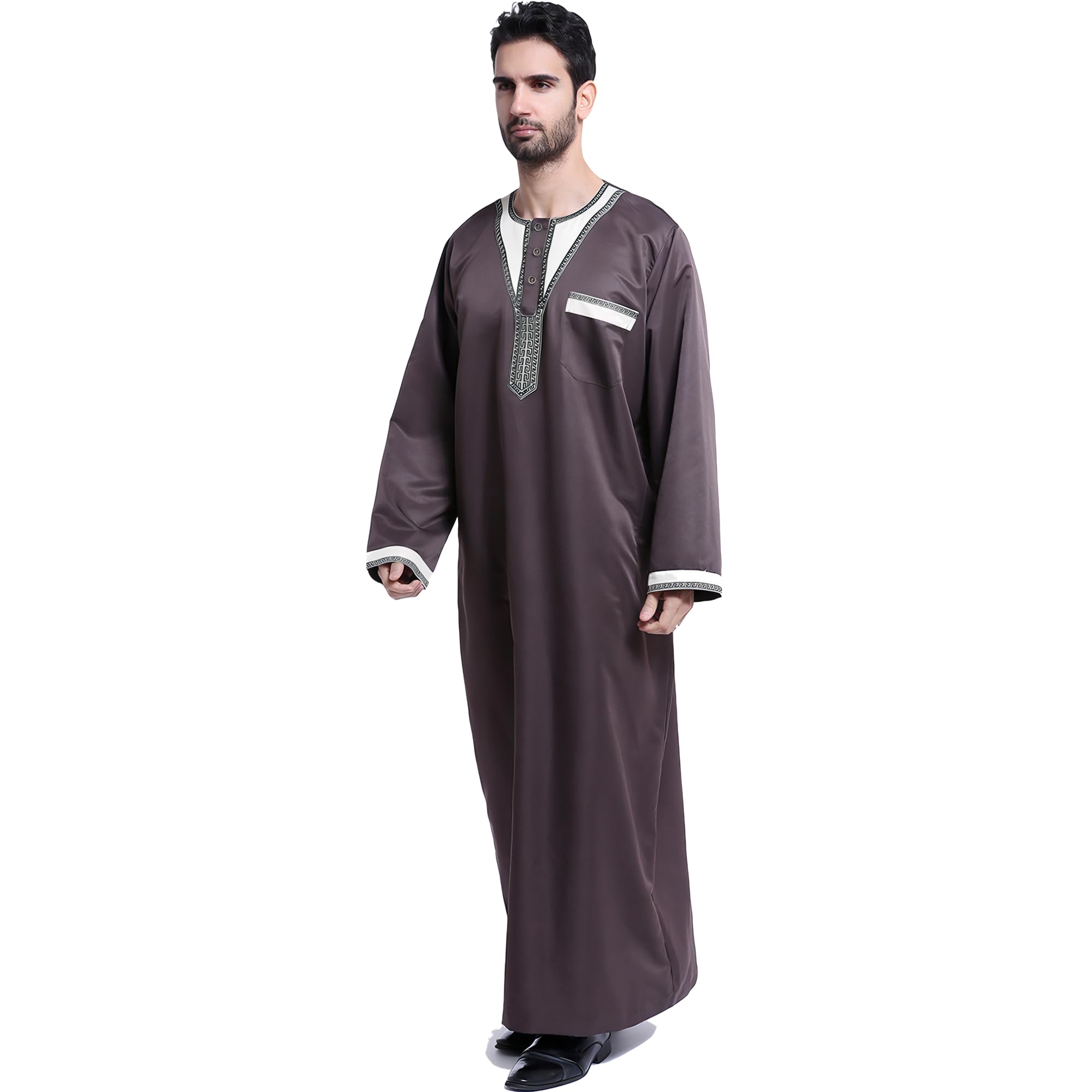 Caftan Homme – szlafrok Musulmane Thobe Djellaba Abaya Kami