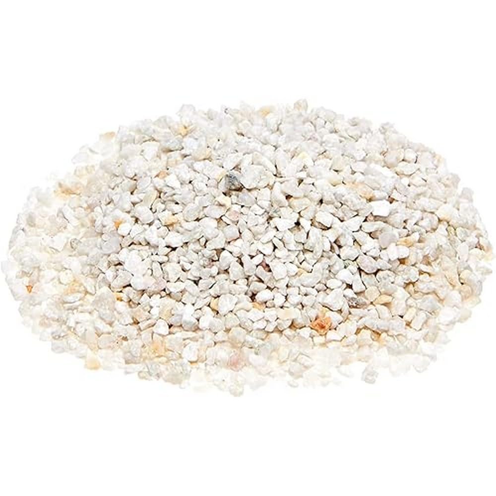 Amtra Cuarzo Blanco Marfil Arena de Acuario de Cuarzo Blanco Fino, Para Agua Dulce o Salada, Granos de 1-3 mm, Cantidad de 5 kg