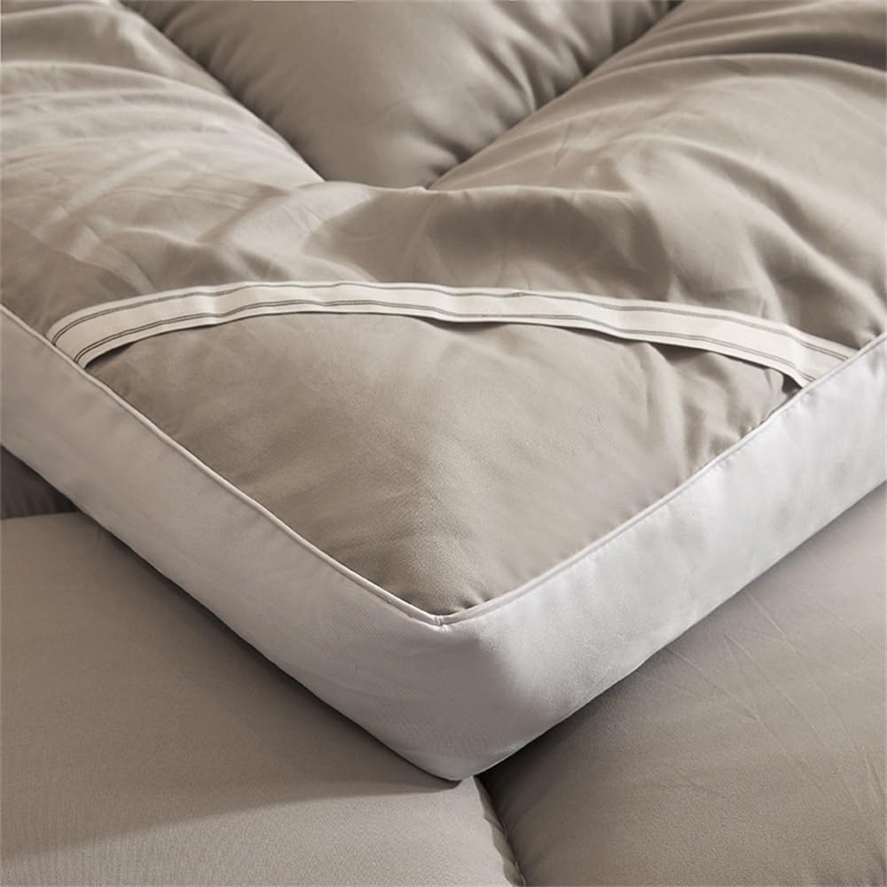 Matelas de sol japonais extra épais Matelas futon pliable Lit de sol Camping Matelas Bronze 90 x 200 cm