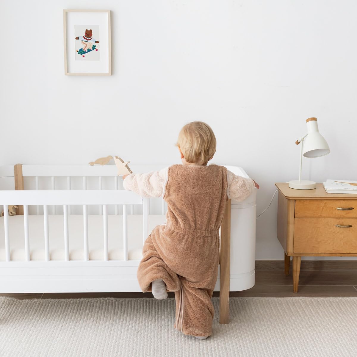 BEMINI Sacco nanna per gambe separabili invernali – TOG 2.5 Softy – Natural tricolor