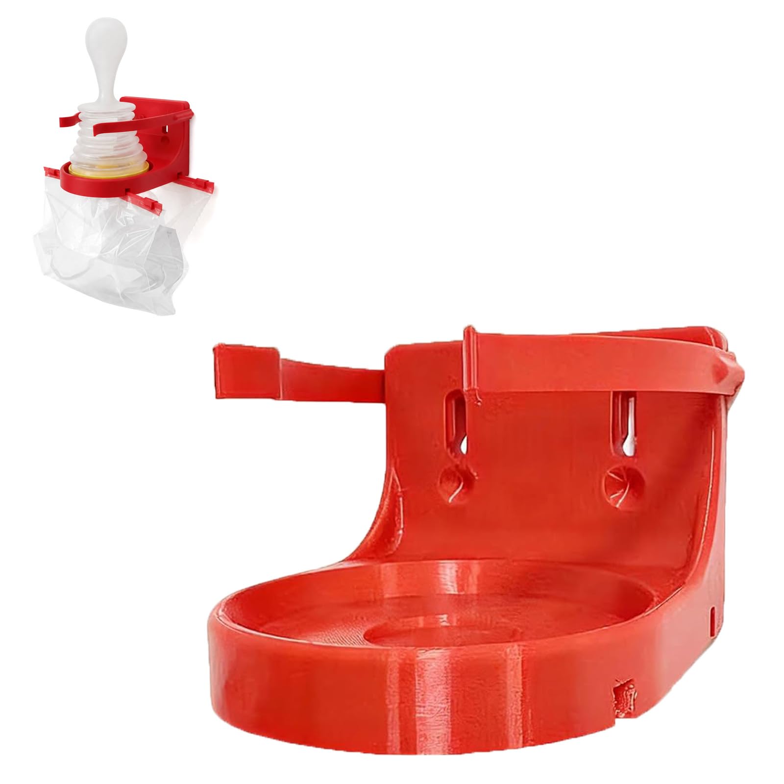 Wall Mount Bracket for Anti Choking Device, Emergency First Aid Organizer for LifeVac Compatible, Space-Saving Storage for Home, Kitchen, Restaurant
