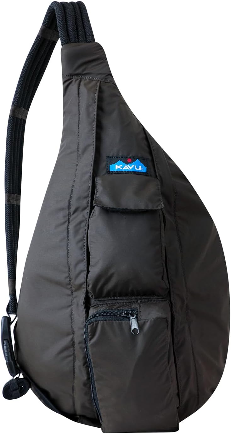 Original Rope Sack Sling Crossbody Backpack, Blackout