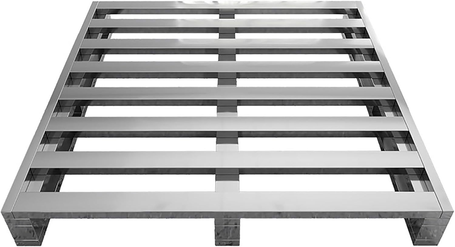 Heavy Duty Steel Pallet, Grid Ventilation Pallets, Warehouse Floor Small Shelves for Kennel Garden Basement Patio Factory(80x60 cm/31.5x23.6 in)