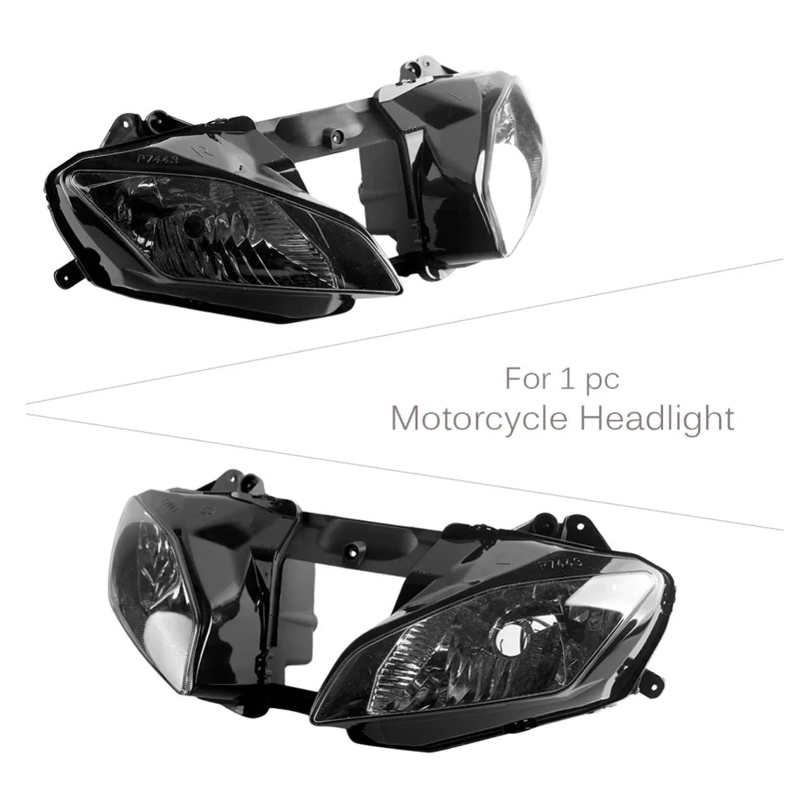 Phare Avant Pièces D'éclairage Moto pour YZF R6 2008-2016 Phare Boîtier Lampe Phare Moto Phare