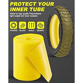 Bike Tire Liner, Inner Tube Bicycle Flat Protector Compatible with 12 16 18 20 24 26 27.5 29 (29 x 3-4)