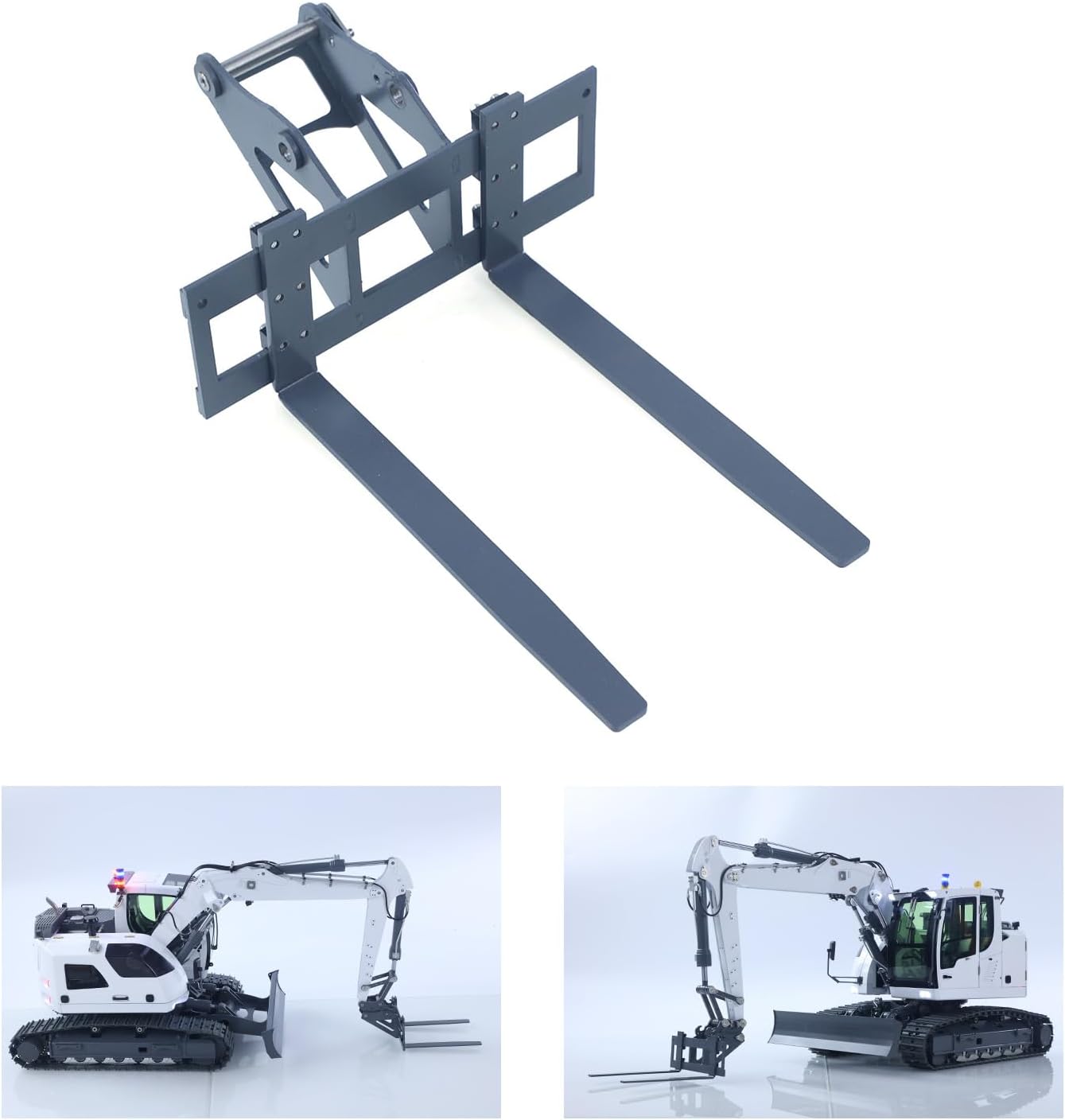 Metal Fork for 1/14 914 Hydraulic RC Excavators Mini Radio Control Digger Model Hobby Grade Model Accesories