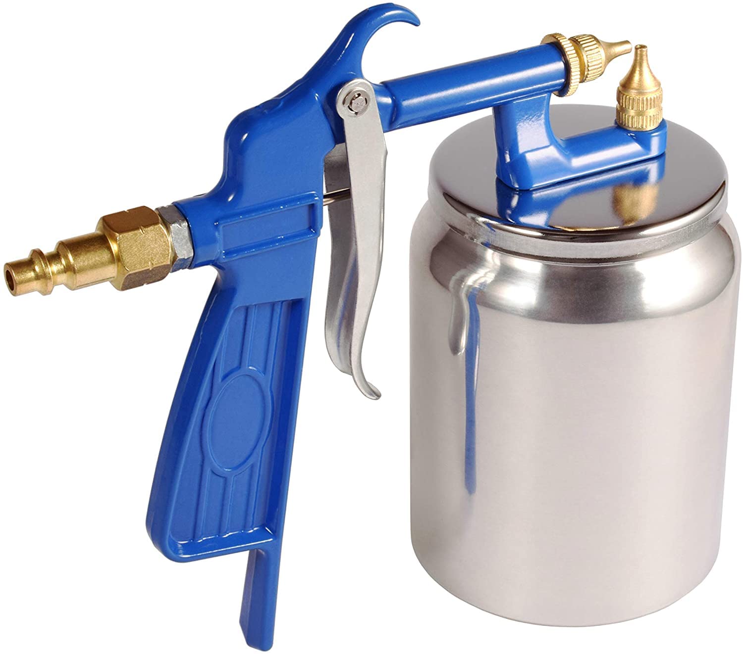 GSK Cut® Suction Feed Siphon Air Spray Gun for Spraying Oil-Based or Latex Paints, Pneumatic Spray Gun 500ML