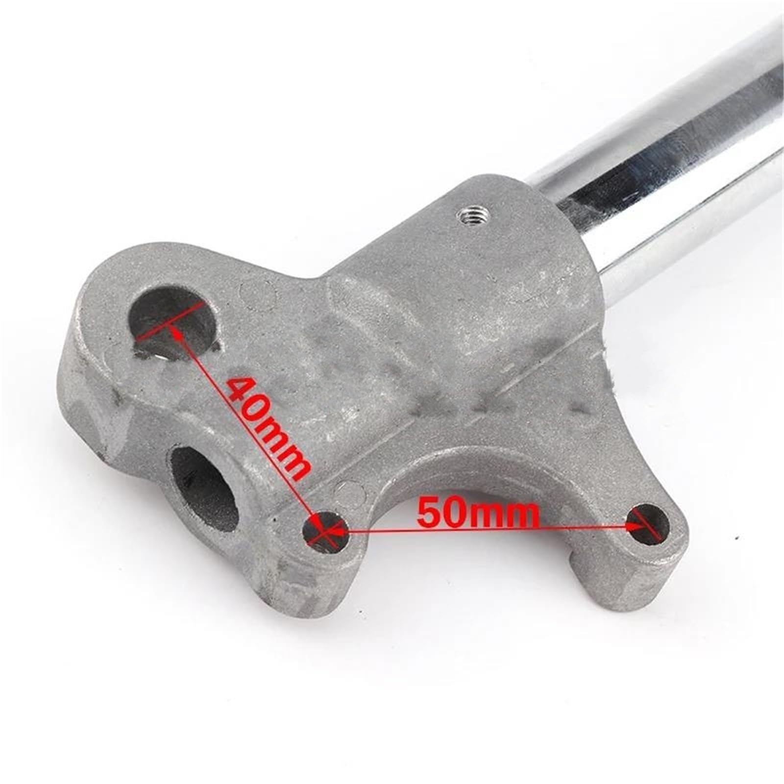 Amortisseurs de Moto Ensemble De Suspension D'amortisseur Inversé Fourche Avant Pour 47cc 49cc Deux Temps Pour Mini Pièces Modification Moto Tout-terrain(Noir)